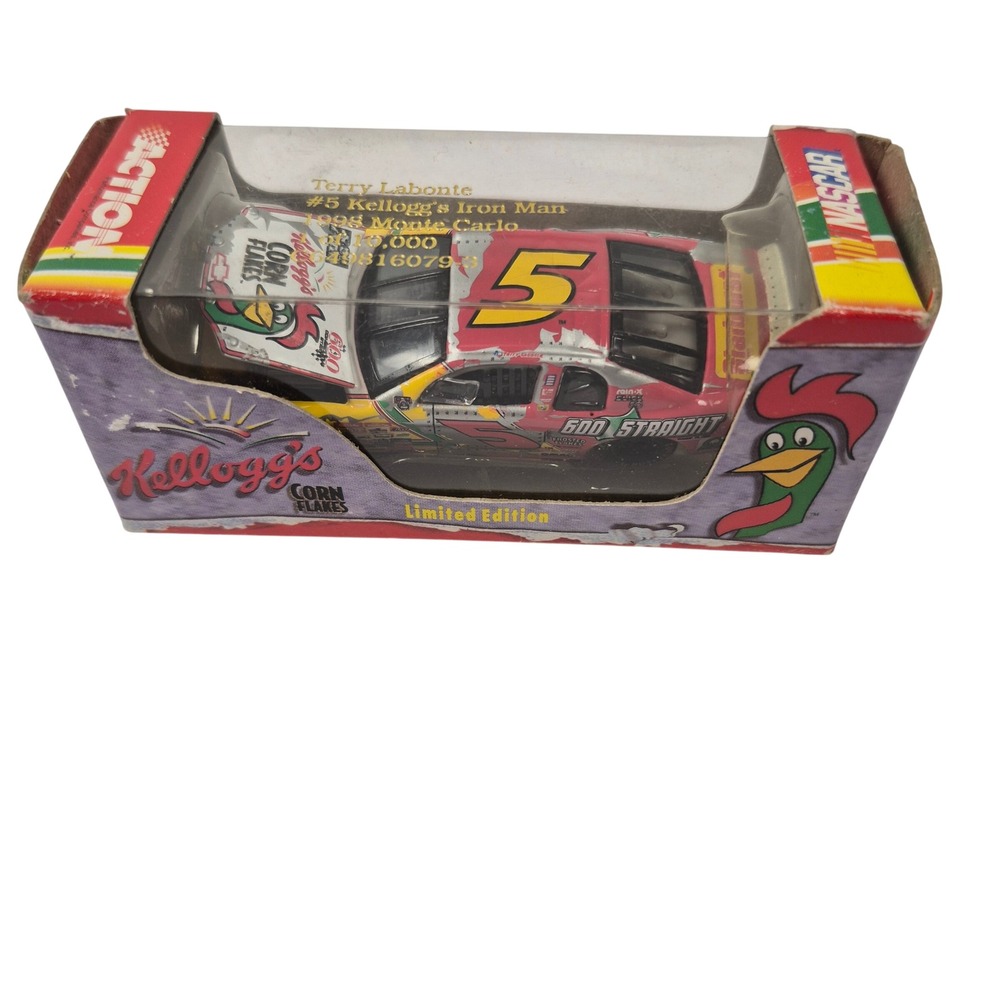 Terry Labonte 5‎ Kelloggs Iron Man 1998 Monte Carlo 1:64 NASCAR NIB